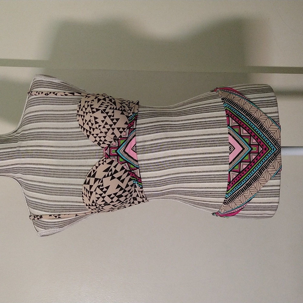 Swimsuit Geometric  2pc Bikini Set Muticolor Size Xsmall and Medium Swimwear